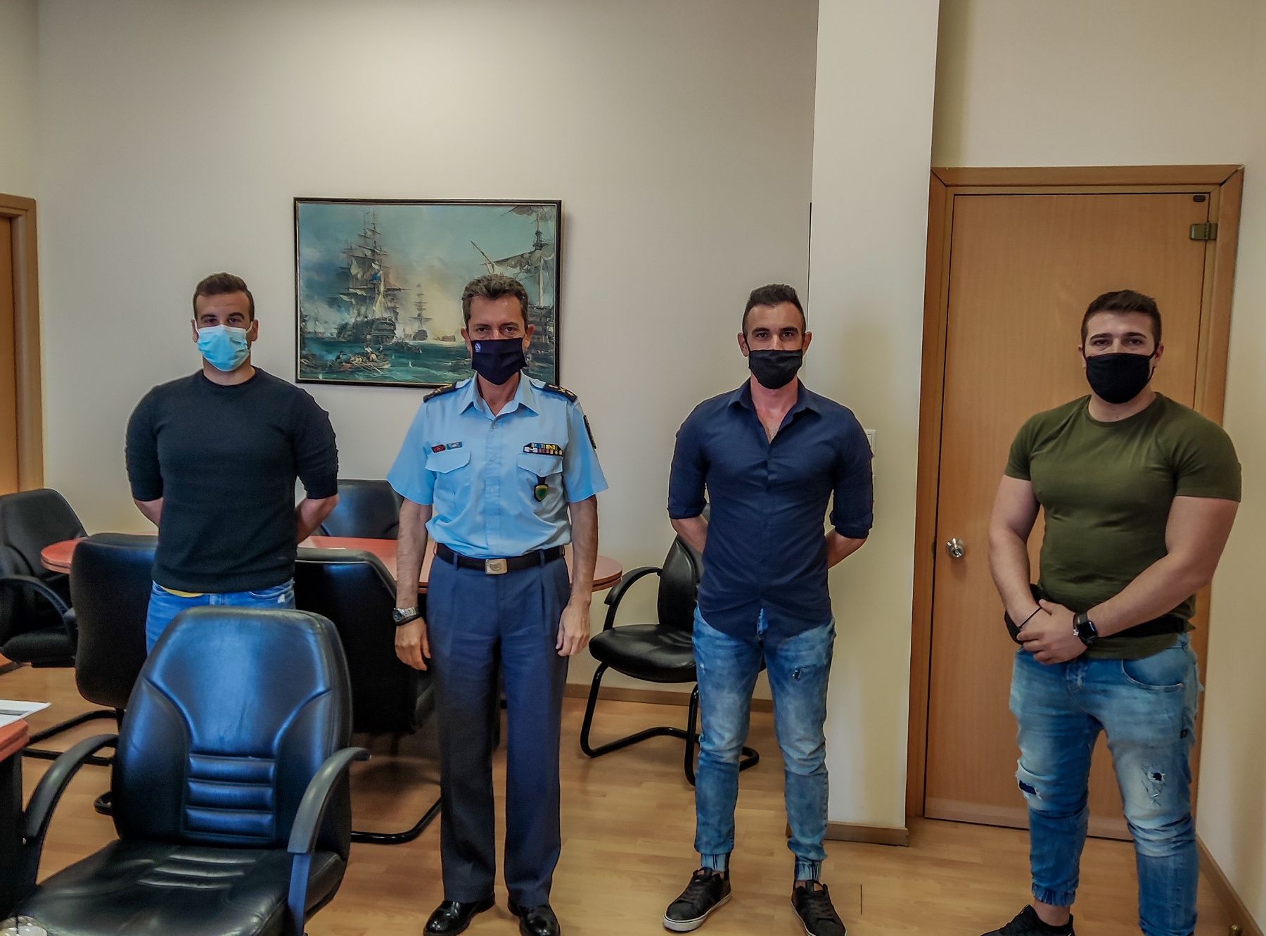 Συνάντηση  της Ένωσης Συνοριακών Φυλάκων Σάμου με τον Διευθυντή της Δ.Α. Σάμου Ταξίαρχο κ. ΤΣΑΠΙΚΟΥΝΗ