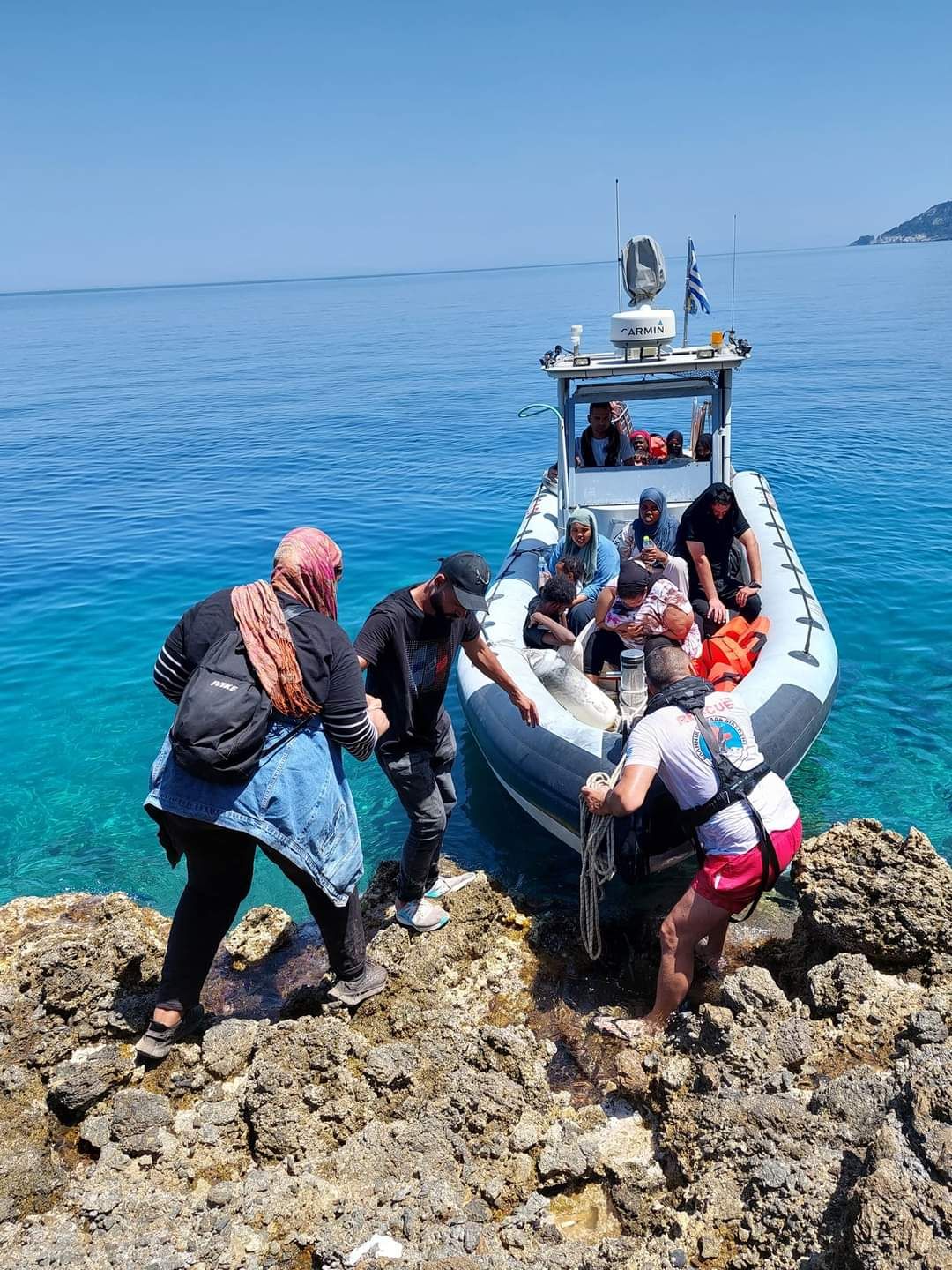Σάμος: Διασωση 18 μεταναστών