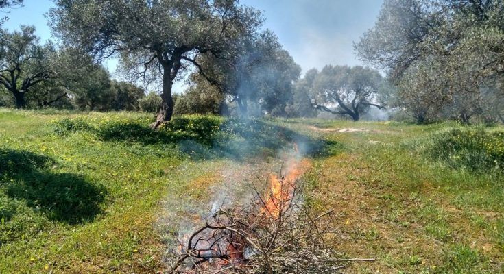 1η Μαϊου η απαγόρευση καύσης στην ύπαιθρο