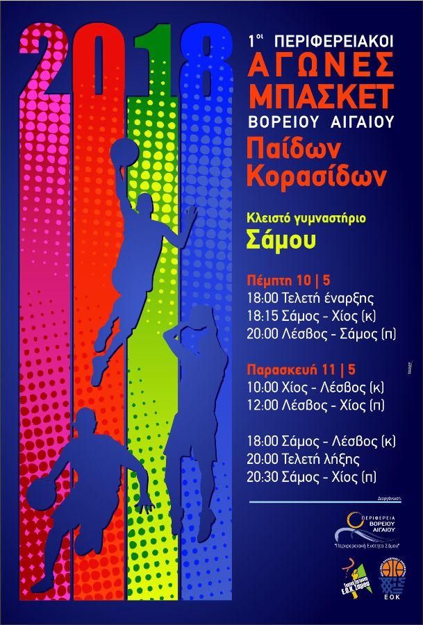 1οι Αναπτυξιακοί αγώνες μπάσκετ Βορείου Αιγαίου