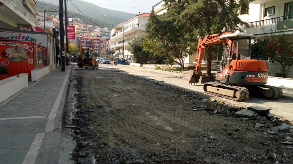 Ξεκίνησαν εργασίες στον δρόμο από Αστυνομία με διασταύρωση Ναομής Νταέλ