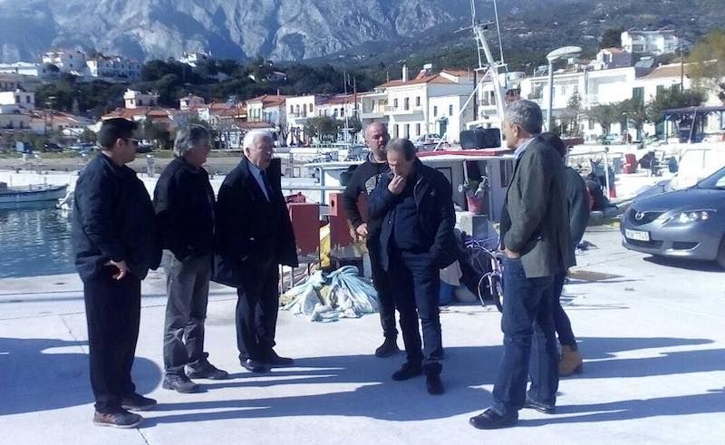 Επίσκεψη Περιφερειάρχη στην Σάμο